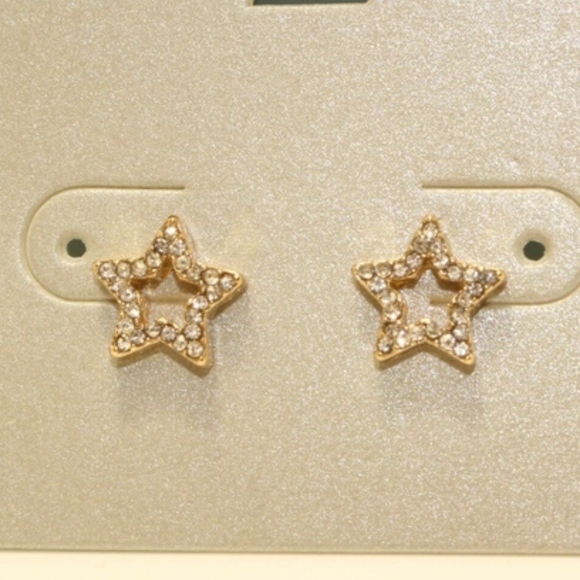Anthropologie Jewelry - NEW Anthropogie Lydell Dainty Stud Earrings Star
